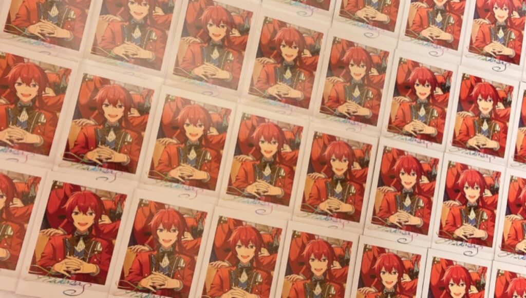 実際に集めた朱桜司のカード