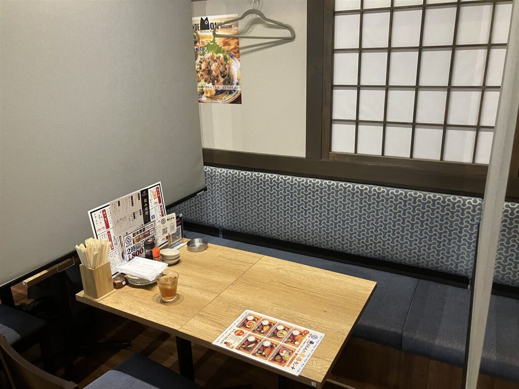 小上がり席