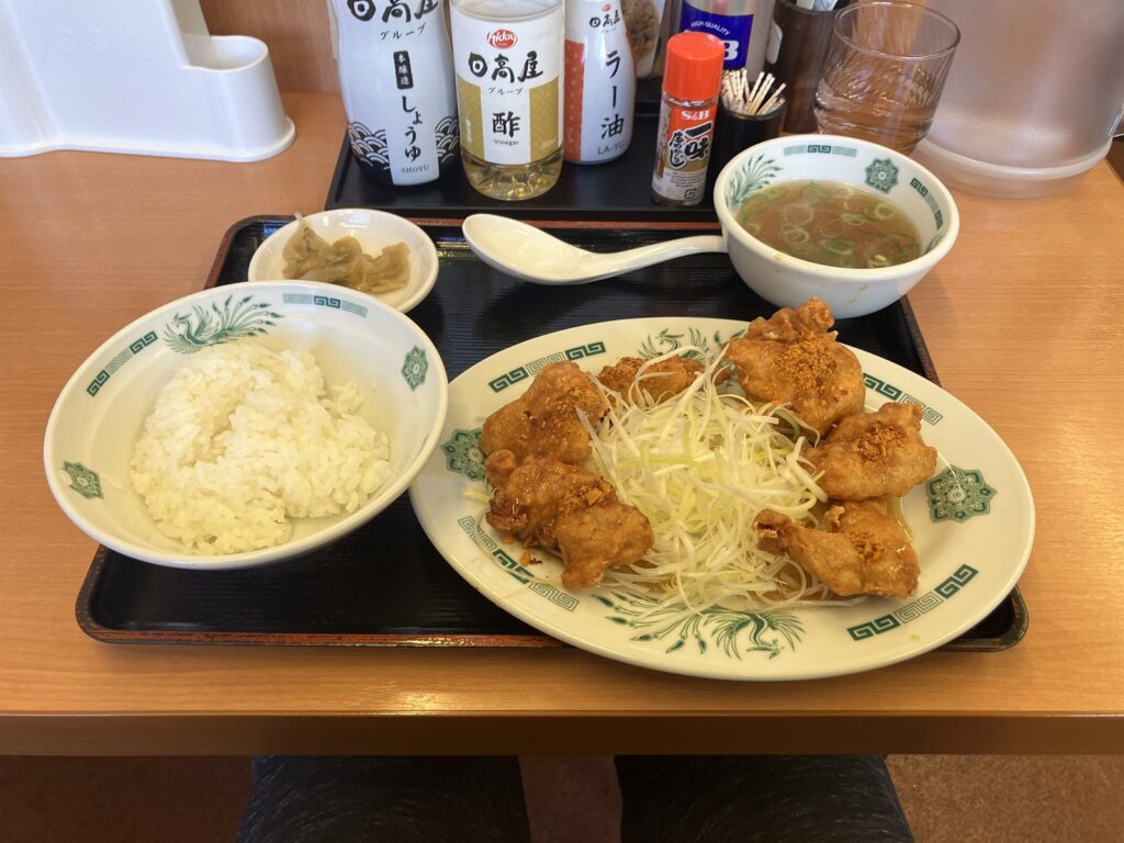 Wドラゴンチキン定食（ご飯小盛）