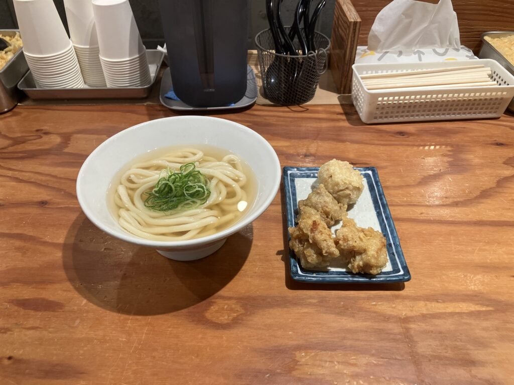 温かけ・鶏天・たまご天
