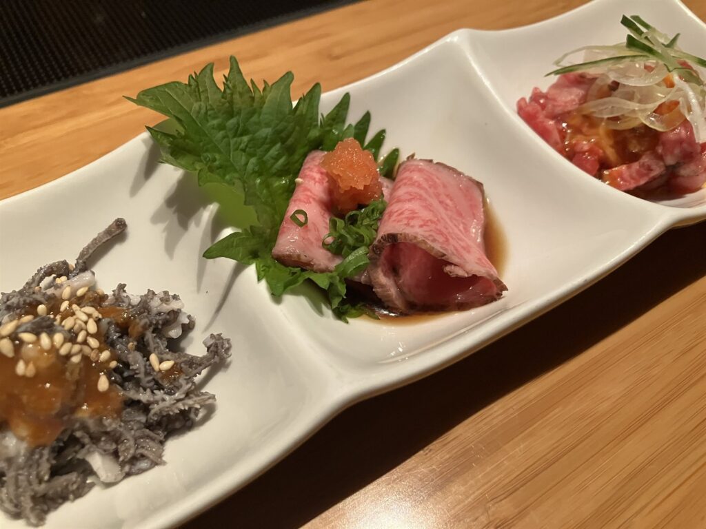 極上佐賀牛の冷製前菜