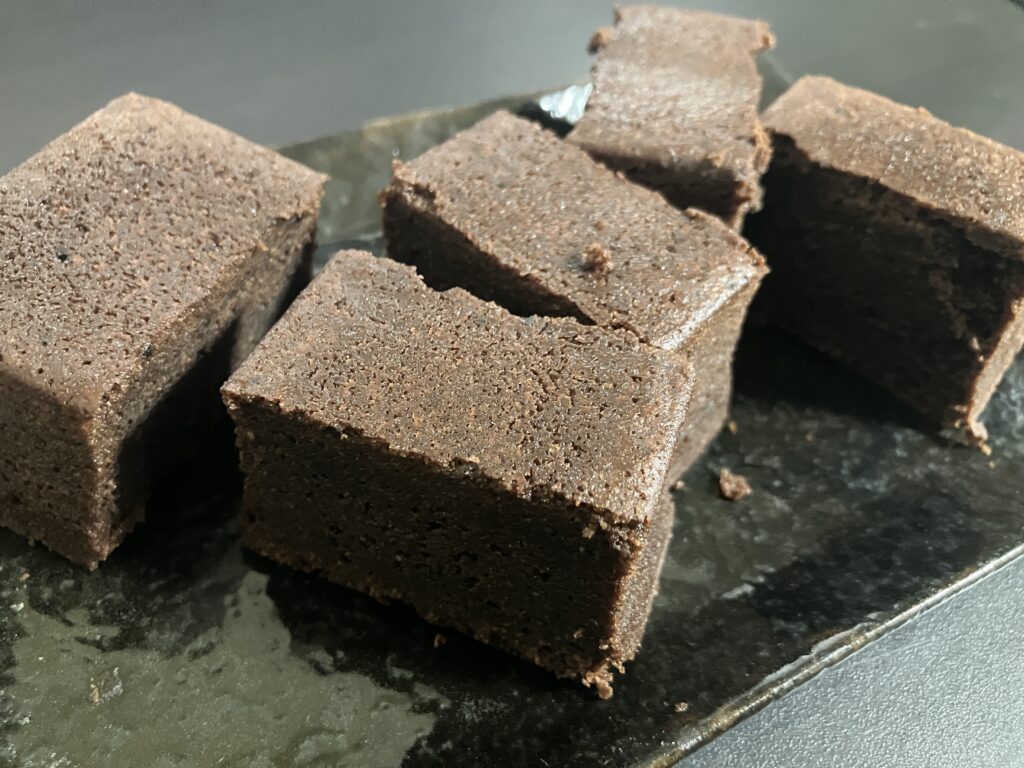 しっとりとしたチョコ生地
