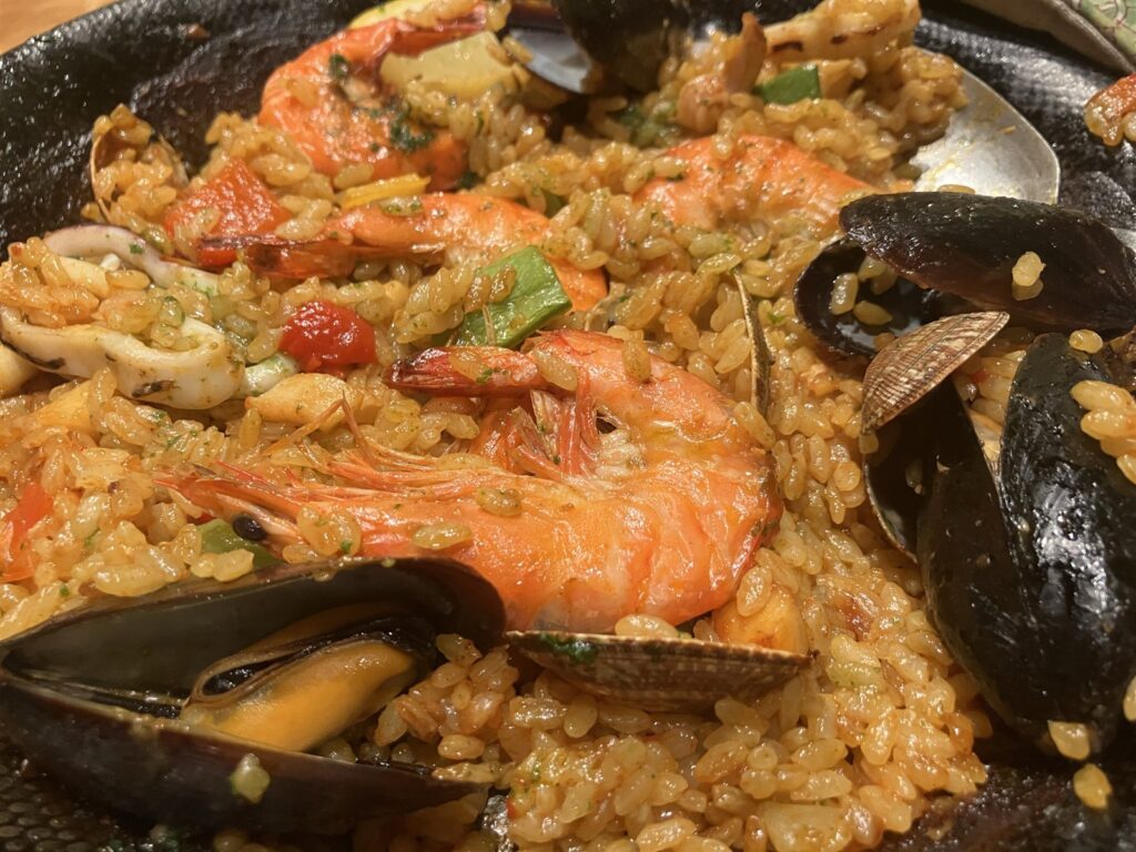 魚介のパエリア