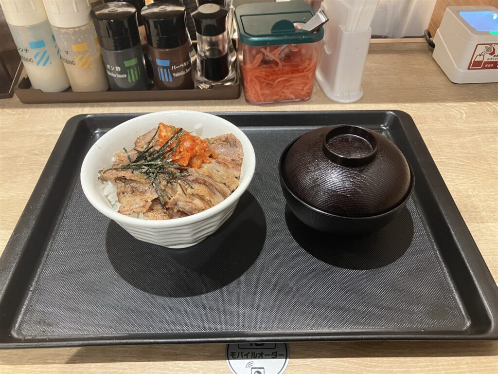 キムカル丼（並盛）