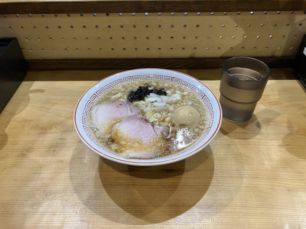 背脂煮干（味玉）